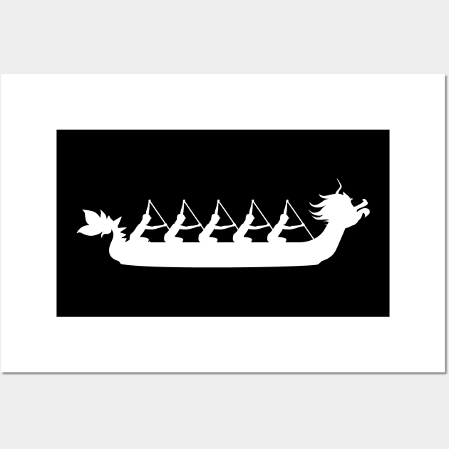 Dragon Boat Team Wall Art by Shirtbubble